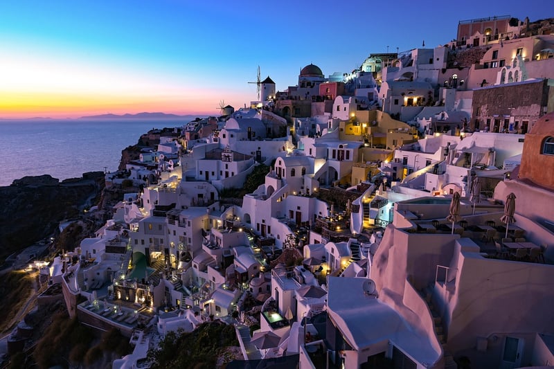 Santorini Greece Sunset